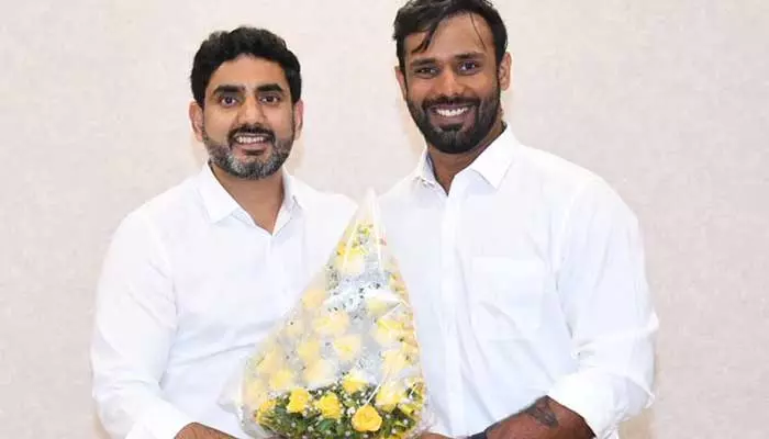 Nara Lokesh: భారత క్రికెటర్‌ను కలవడం ఆనందంగా ఉంది.. మంత్రి నారా లోకేష్