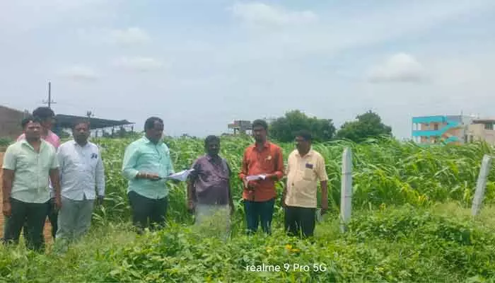 ప్రభుత్వ భూమి ఆక్రమిస్తే చట్టపరమైన చర్యలు తప్పవు : తహశీల్దార్