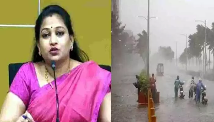 Heavy Rains:ఏపీలో భారీ వర్షాలు..హోం మంత్రి కీలక ఆదేశాలు