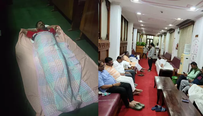 Karnataka Assembly: రాత్రంతా అసెంబ్లీలోనే నిద్రపోయిన ఎమ్మెల్యేలు