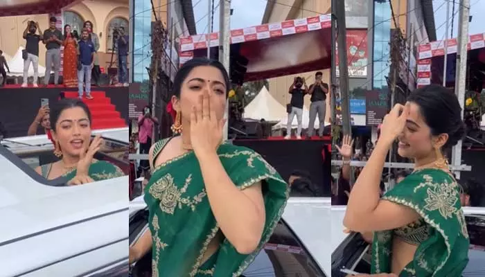 Rashmika : షాపింగ్ మాల్ ఓపెనింగ్‌లో ఆ పని చేసిన రష్మిక.. గ్రేట్ అంటున్న ఫ్యాన్స్!