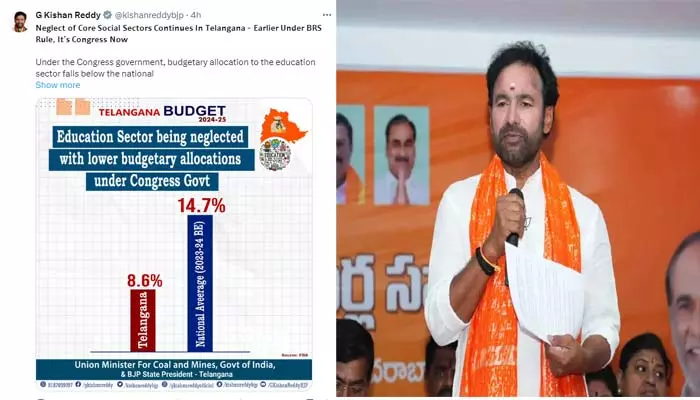 Kishan Reddy: బీఆర్ఎస్ నిర్లక్ష్యాన్ని కాంగ్రెస్ కంటిన్యూ.. కిషన్ రెడ్డి విమర్శలు