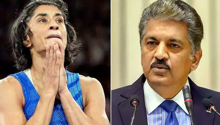 Vinesh Phogat : వినేశ్ ఫొగాట్‌ అన‌ర్హ‌త వేటుపై ఆనంద్ మ‌హీంద్రా సంచ‌ల‌న ట్వీట్..