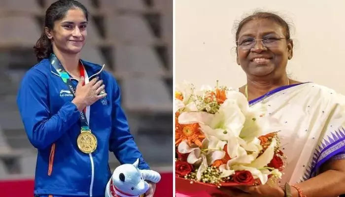 Vinesh Phogat : ఫొగట్ భారతీయుల హృదయాల్లో ఛాంపియన్‌ : రాష్ట్రపతి, ఉప రాష్ట్రపతి, ప్రధాని స్పందన