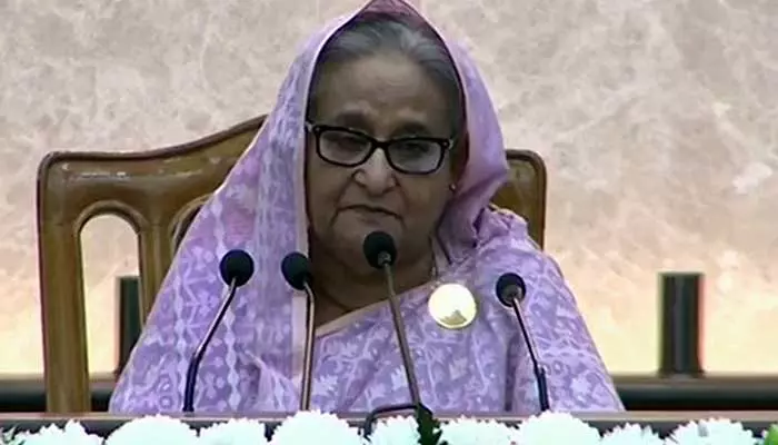 Sheikh Hasina : అమెరికాపై షేక్ హసీనా సంచలన వ్యాఖ్యలు