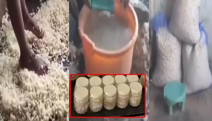 Adulterated ginger paste: కాళ్లతో తొక్కుతూ రెడీమేడ్ అల్లం వెల్లుల్లి పేస్ట్.. హైదరాబాద్ లో ఘోరం!