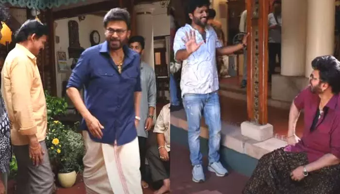 Hero Venkatesh :  లుంగీ లుక్ లో  వెంకటేష్.. ఫొటో అదిరిందిగా