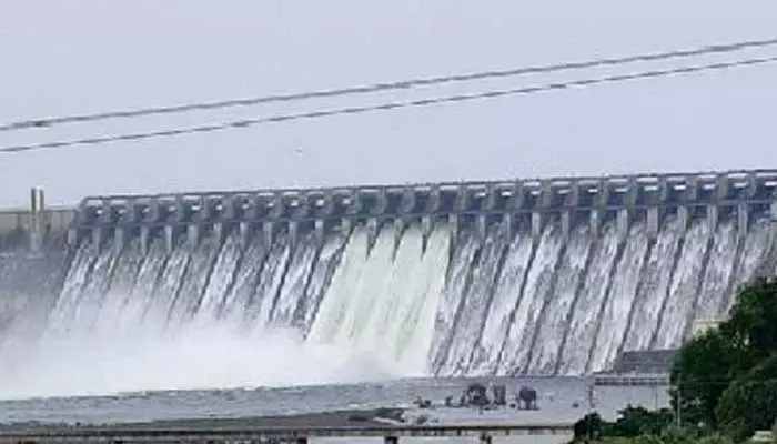 Nagarjuna Sagar:నిండుకుండలా నాగార్జునసాగర్..భారీగా పోటెత్తుతున్న వరద