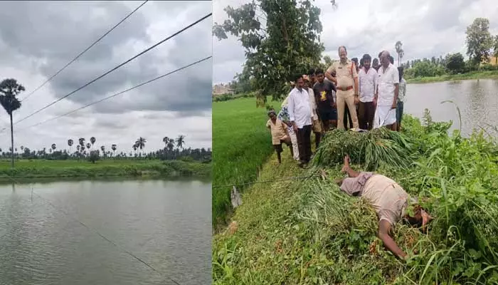 విద్యుత్ షాక్‌కు గురై రైతు మృతి..అధికారుల నిర్లక్ష్యమే కారణం