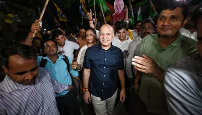 Manish Sisodia : నేను బయటికొచ్చా..కేజ్రీవాల్ కూడా బయటికొస్తారు :మనీశ్ సిసోడియా