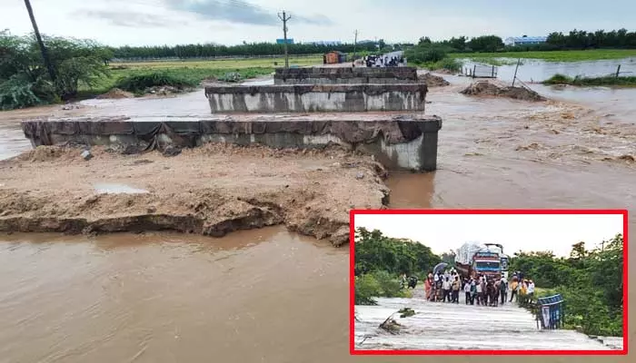 అలంపూర్ నియోజకవర్గంలో పలుచోట్ల భారీ వర్షం.. రాయచూర్ రహదారిపై నిలిచిపోయిన రాకపోకలు