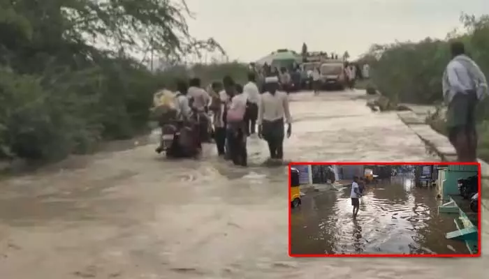 అనంత జిల్లాలో విస్తారంగా వర్షాలు.. ఉధృతంగా ప్రవహిస్తోన్న వాగులు, వంకలు