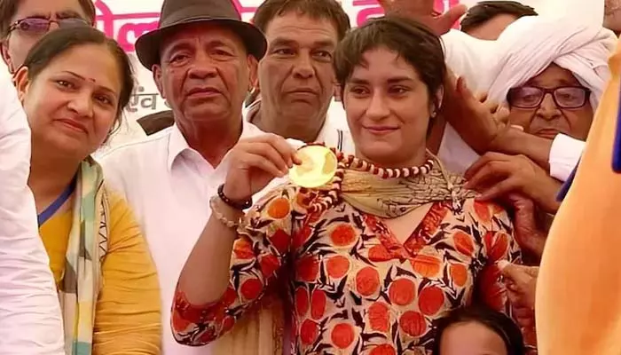 Vinesh Phogat  : వాళ్ల కోసం నా పోరాటం ఇప్పుడే మొదలైంది.. కీలక వ్యాఖ్యలు చేసిన వినేశ్