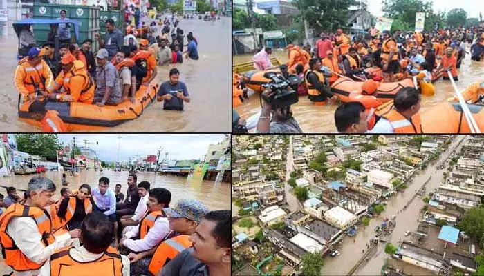 తెలుగు రాష్ట్రాల్లో వరద బీభత్సం.. మొత్తం 37 మంది మృతి