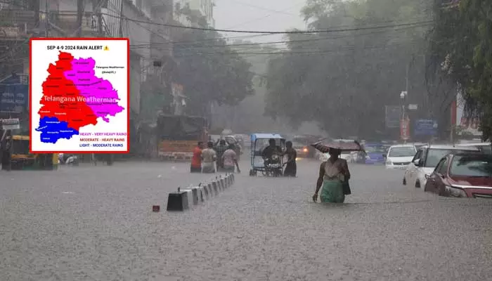 Heavy Rain Alert: రాష్ట్రానికి మరో ముప్పు!.. మరో 5 రోజులు ఈ జిల్లాల్లో అతి భారీ వర్షాలు