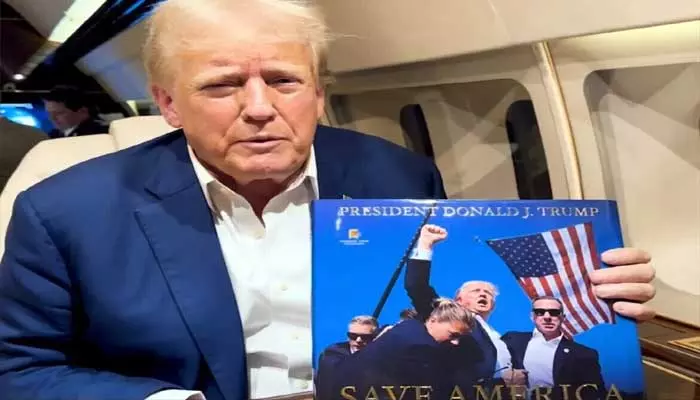 Donald Trump:తన కొత్త పుస్తక్కాన్ని రిలీజ్ చేసిన ట్రంప్..కొన్ని గంటల్లోనే అమెజాన్ బెస్ట్ సెల్లార్ గా రికార్డు