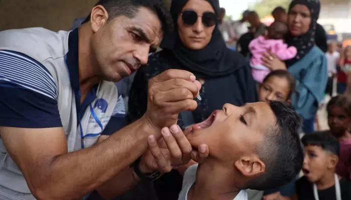 Gaza: గాజాలో ముగిసిన మొదటి దశ పోలియో వ్యాక్సినేషన్