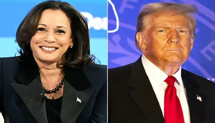 Trump-Harris:ప్రచారంలో దూసుకుపోతున్న కమలా హారీస్..ట్రంప్‌ కంటే రెట్టింపు విరాళాల సేకరణ..!