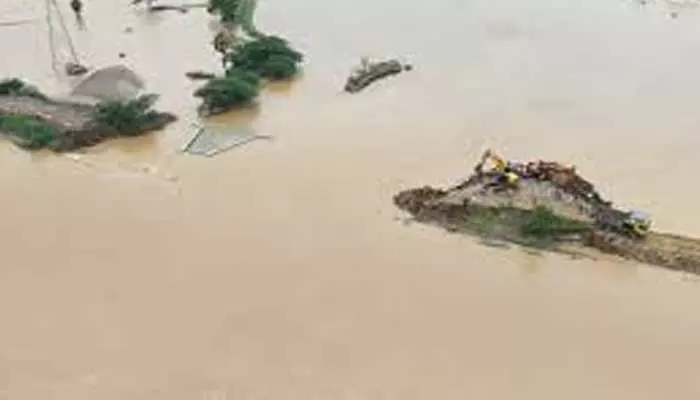 Budameru Flood:సింగ్‌నగర్ సేఫ్..తగ్గుముఖం పట్టిన బుడమేరు వరద