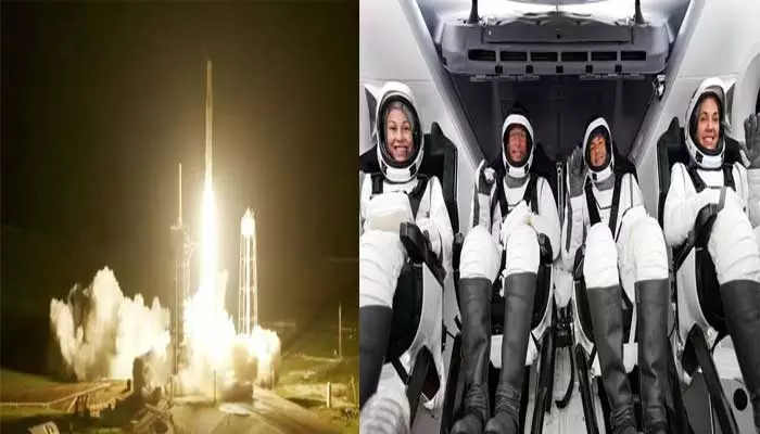 SpaceX rocket: ప్రైవేట్ స్పేస్‌వాక్ కోసం..అంతరిక్షంలోకి దూసుకెళ్లిన స్పేస్‌ఎక్స్‌ రాకెట్‌