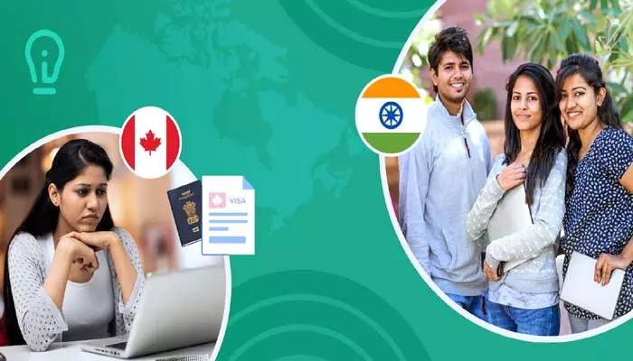 Canada study visa: కెనడాలో చదువుకోవాలనుకునే భారతీయ విద్యార్థులకు బిగ్ షాక్..సగానికి తగ్గనున్న స్టడీ వీసాలు..!