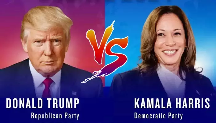 Trump Vs Harris: డొనాల్డ్ ట్రంప్ వర్సెస్ కమలా హారిస్.. వాదోపవాదాలతో దద్దరిల్లిన తొలి డిబేట్