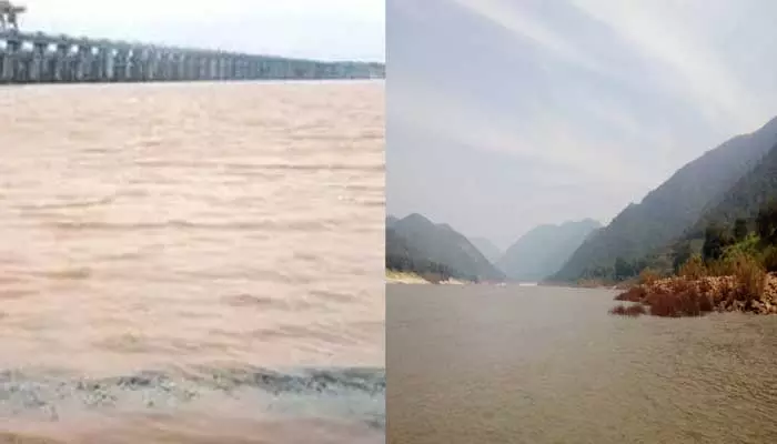 Heavy Flood:ఎగువ నుంచి భారీగా వస్తున్న వరద..పాపికొండలు విహార యాత్రకు బ్రేక్