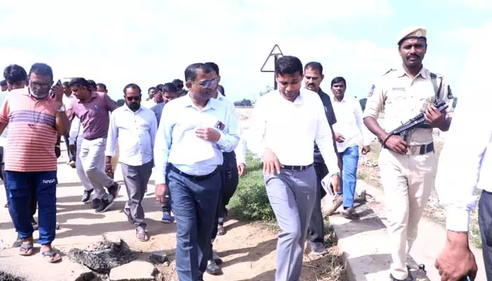 క్షేత్రస్థాయిలో నష్టాన్ని పరిశీలించిన కేంద్ర బృందం