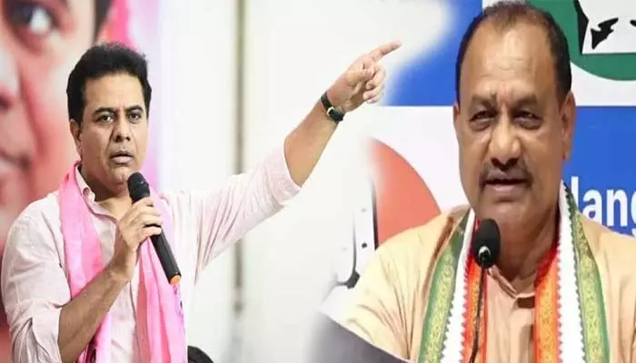 BRS vs CONGRESS: విగ్రహావిష్కరణపై డైలాగ్ వార్.. కేటీఆర్ కు పీసీసీ చీఫ్ కౌంటర్