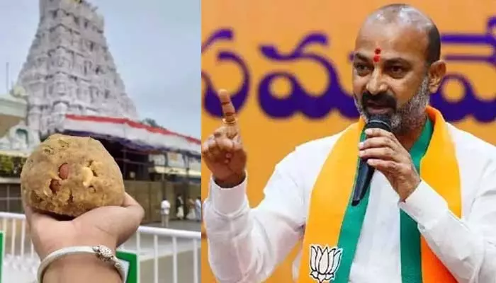 తిరుమల లడ్డూ తయారీ పై తీవ్రతరమవుతున్న వివాదం.. స్పందించిన బండి సంజయ్