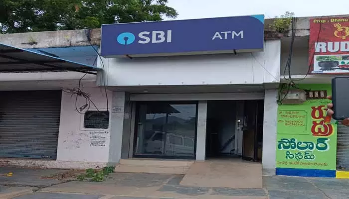 SBI ATM:కడప జిల్లాలో ఏటీఎం చోరీ కలకలం