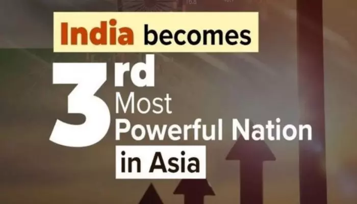 Asia Power Index : మూడో అత్యంత శక్తివంతమైన దేశంగా భారత్.. ‘ఏషియా పవర్ ఇండెక్స్‌’  విడుదల