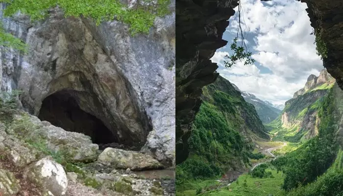 Ancient cave: అడవిలో వెళ్తుండగా కనిపించిన గుహ.. లోపలికి తొంగి చూడగా..