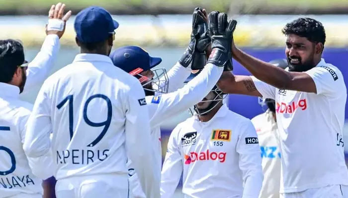 SL vs NZ 2nd Test : చెలరేగిన శ్రీలంక స్పిన్నర్లు జయసూర్య, నిషాన్.. టెస్టు సిరీస్ క్లీన్‌స్వీప్ దిశగా