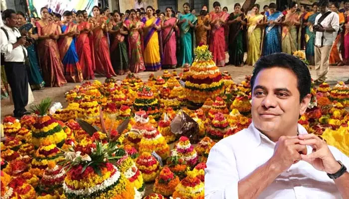 KTR: అస్తిత్వానికి ప్రతిరూపం మన బతుకమ్మ.. మాజీ మంత్రి కేటీఆర్ స్పెషల్ ట్వీట్