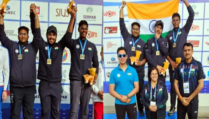 ISSF: జూనియర్ షూటింగ్ వరల్డ్ ఛాంపియన్‌షిప్‌లో టీమిండియాకు మరో గోల్డ్ మెడల్..16కు చేరిన పతకాల సంఖ్య