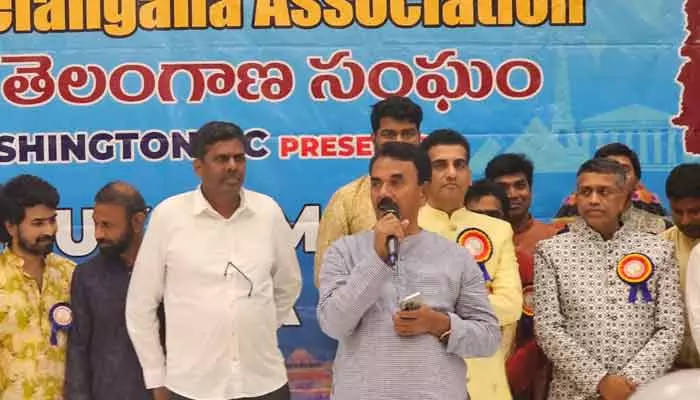 అమెరికా వ‌ర్జీనియా నగరంలో ఘనంగా ద‌స‌రా, బతుకమ్మ వేడుకలు