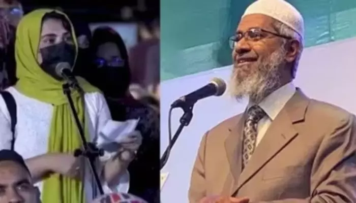 Zakir Naik : జాకిర్ నాయక్‌కు షాక్.. క్షమాపణ చెప్పేది లేదన్న యువతి