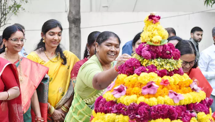 బతుకమ్మ పండుగ వేళ మంత్రి సీతక్క కీలక పిలుపు