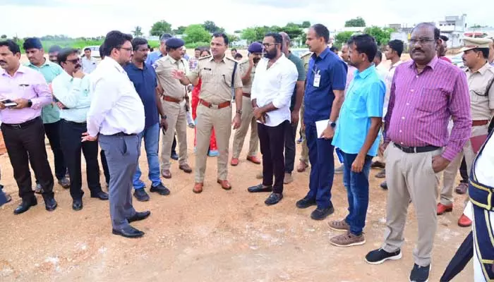 సీఎం సొంతూరు కు రాక సందర్భంగా సర్వం సిద్ధం..