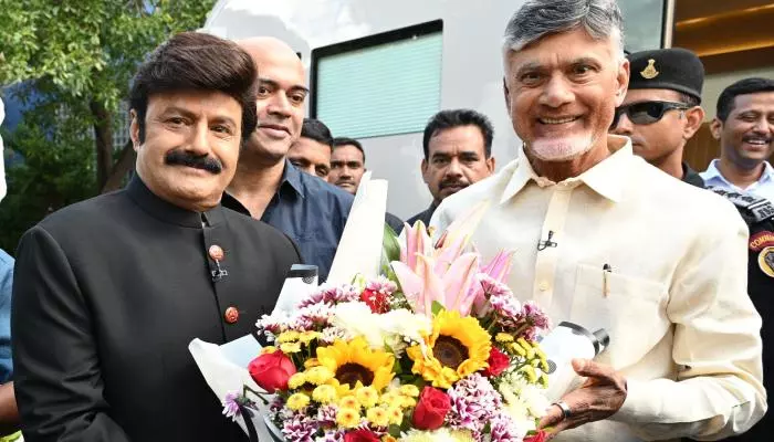 Unstoppable 4: బాలకృష్ణ టాక్ షోలో మరోసారి ఏపీ సీఎం.. వైరల్ అవుతోన్న ఫొటోలు