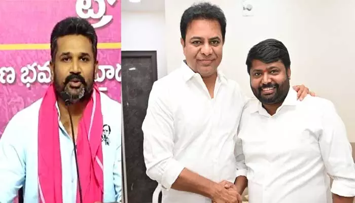 KTR: కేటీఆర్ కు మరో బిగ్ షాక్.. తనతో పాటు పీఏ, క్రిశాంక్ పై పోలీసు కేసు