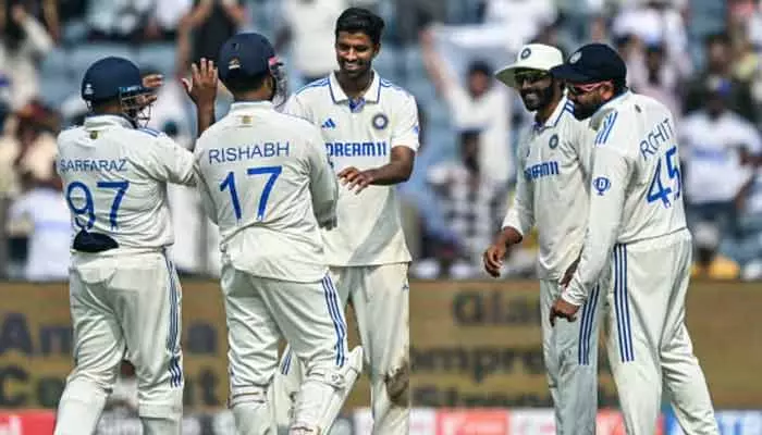 IND vs NZ 2nd Test: ఏడు వికెట్లతో రెచ్చిపోయిన సుందర్.. న్యూజిలాండ్ ఆలౌట్