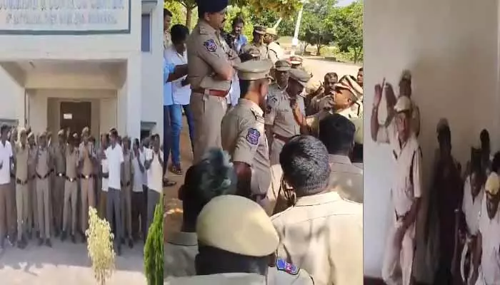 Battalion constables: మా భార్యలపై ఇవేం మాటలు.. ఉన్నతాధికారుల తీరుపై బెటాలియన్ కానిస్టేబుళ్ల ఆందోళన