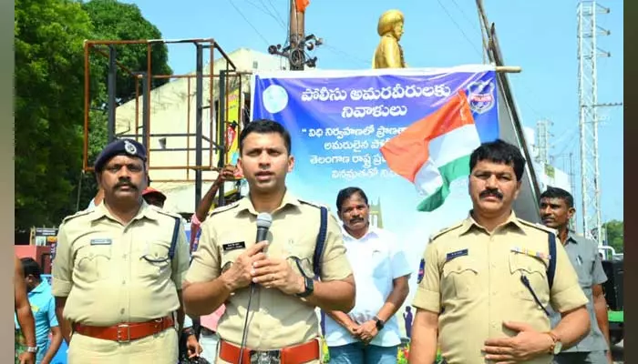 Bike rally : అమరులను స్మరిస్తూ బైక్ ర్యాలీ..