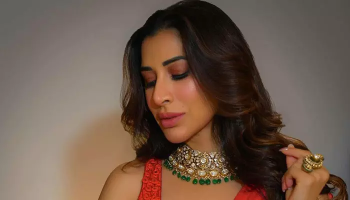 Sophie Choudry : చీరలో అందాలు ఒలకబోస్తున్న సోఫి చౌదరి