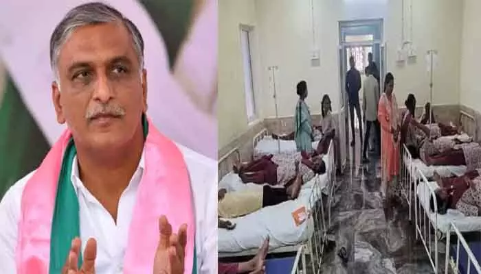 Harish Rao : వాంకిడి గిరిజన ఆశ్రమ పాఠశాల విద్యార్థుల అస్వస్థతకు ప్రభుత్వానిదే బాధ్యత : హరీశ్ రావు