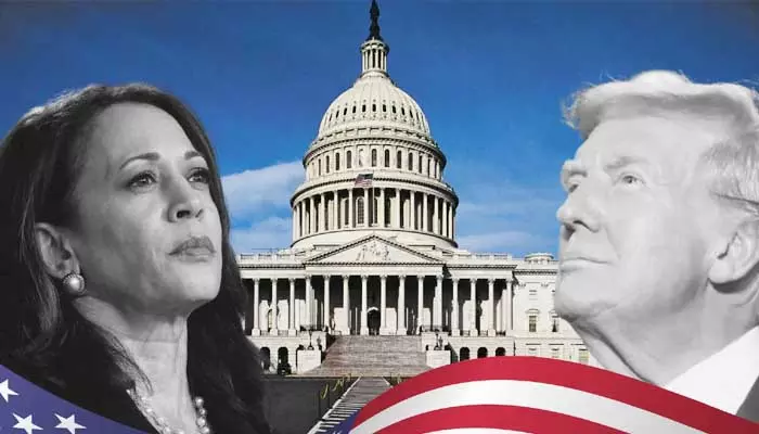 Trump Vs Kamala: అమెరికా అధ్యక్ష ఎన్నికల కౌంటింగ్ షురూ.. స్వల్ప ఆధిక్యంలో డొనాల్డ్ ట్రంప్