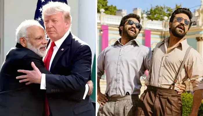 Modi - Trump: ‘నాటు నాటు పాట’కు ప్రధాని మోడీ, డొనాల్డ్ ట్రంప్ డాన్స్ (వీడియో)