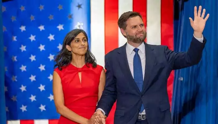 America Vice President: అమెరికా వైస్ ప్రెసిడెంట్ గా ఆంధ్రా అల్లుడు.. ఉషా చిలుకూరి ఊరిలో సంబరాలు